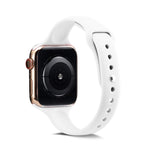 Cinturino da polso di ricambio in silicone sottile, For Apple Watch 5/4 44mm & 3/2/1 42mm