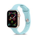 Cinturino da polso di ricambio in silicone sottile, For Apple Watch 5/4 44mm & 3/2/1 42mm