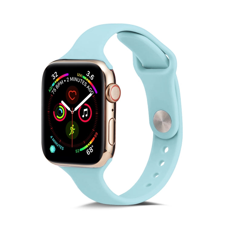 Cinturino da polso di ricambio in silicone sottile, For Apple Watch 5/4 44mm & 3/2/1 42mm