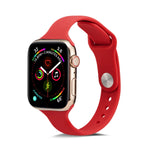 Cinturino da polso di ricambio in silicone sottile, For Apple Watch 5/4 44mm & 3/2/1 42mm