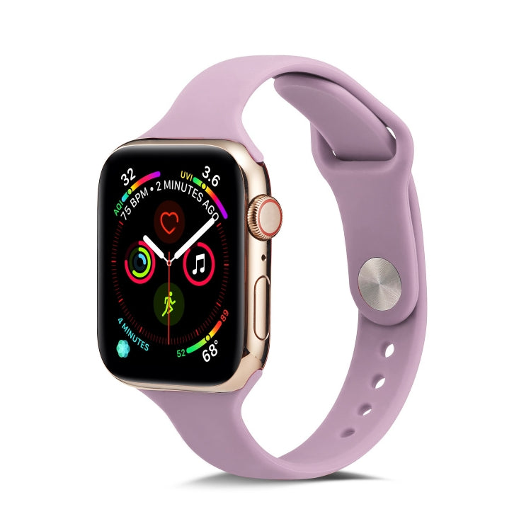 Cinturino da polso di ricambio in silicone sottile, For Apple Watch 5/4 44mm & 3/2/1 42mm