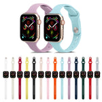 Cinturino da polso di ricambio in silicone sottile, For Apple Watch 5/4 44mm & 3/2/1 42mm