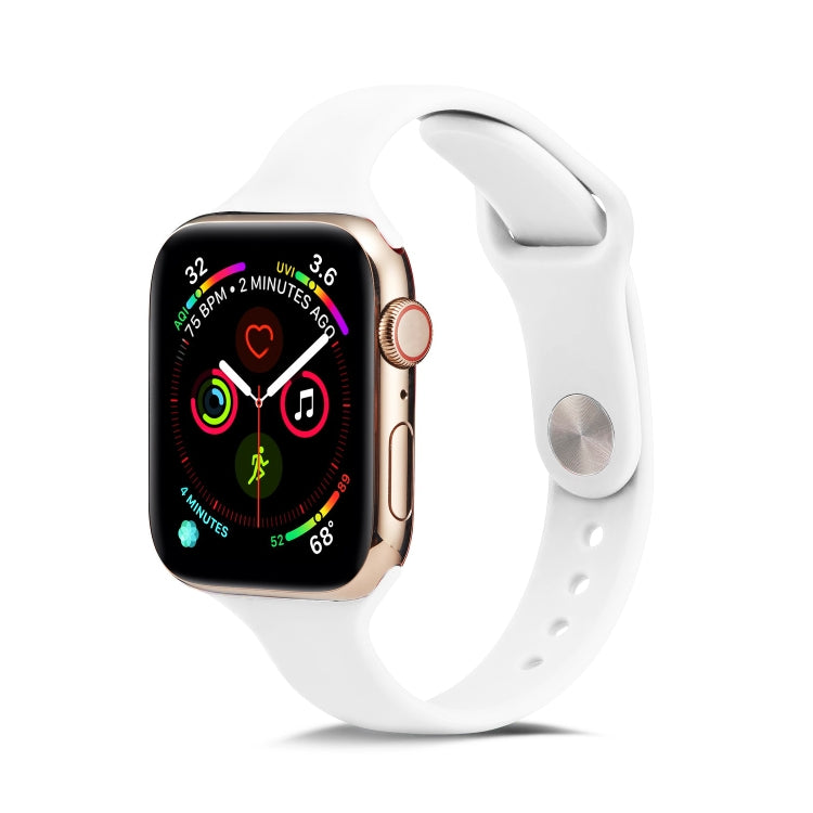 Cinturino da polso di ricambio in silicone sottile, For Apple Watch 5/4 40mm & 3/2/1 38mm
