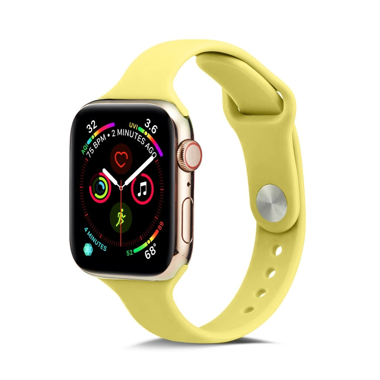 Cinturino da polso di ricambio in silicone sottile, For Apple Watch 5/4 40mm & 3/2/1 38mm