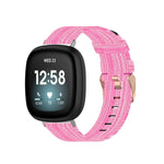 Cinturino nylon intrecciato per Fitbit Versa 4 e Sense 2