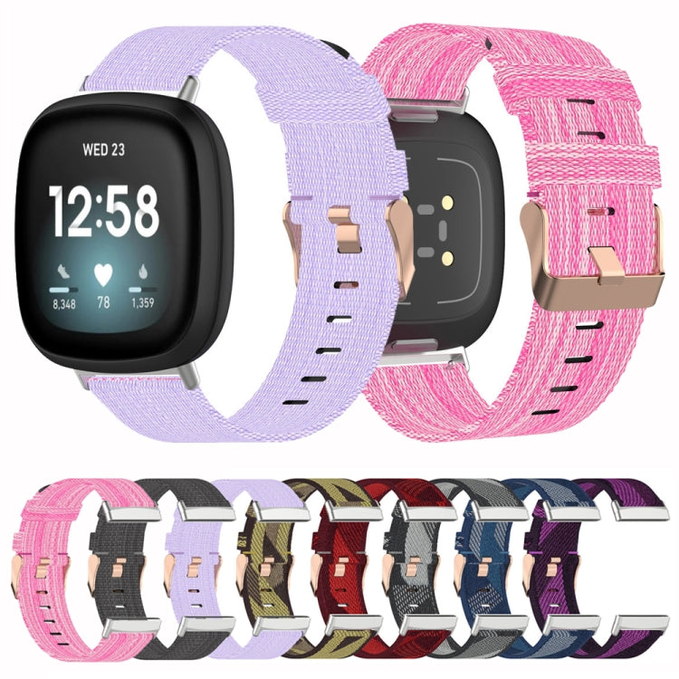 Cinturino nylon intrecciato per Fitbit Versa 4 e Sense 2