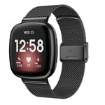 Cinturino per orologio con fibbia in metallo universale in acciaio inossidabile, For Fitbit Versa 4 / Sense 2