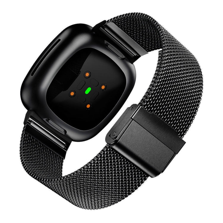 Cinturino per orologio con fibbia in metallo universale in acciaio inossidabile, For Fitbit Versa 4 / Sense 2