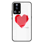 Custodia per telefono in vetro verniciato colorato, For Xiaomi Civi 2, For Xiaomi Redmi A1 4G