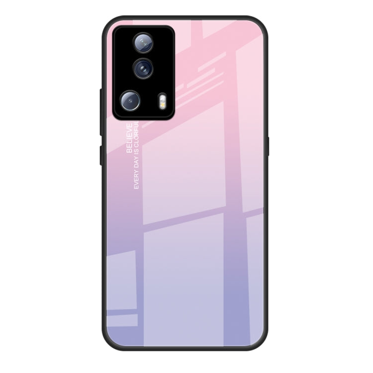 Custodia per telefono in vetro verniciato colorato, For Xiaomi Civi 2, For Xiaomi Redmi A1 4G