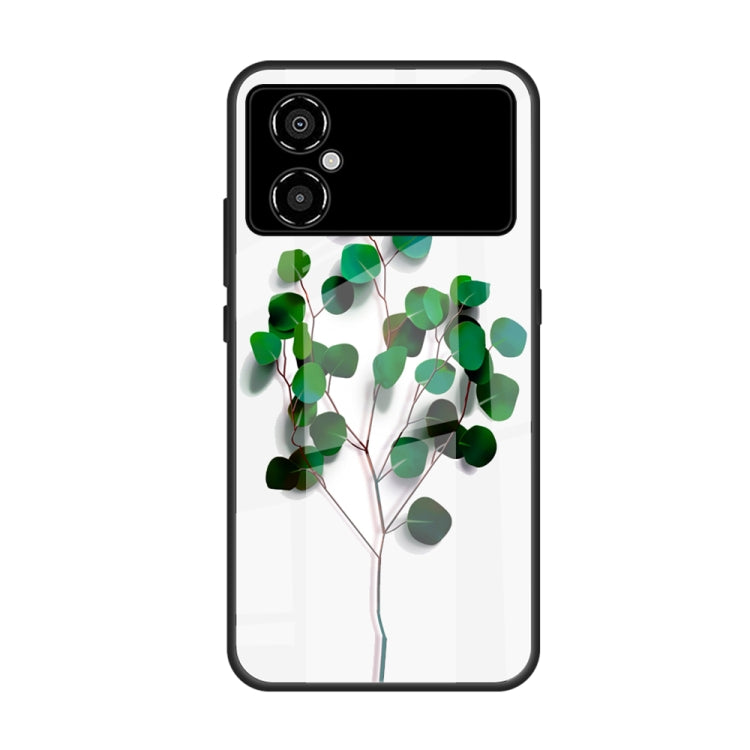 Custodia per telefono in vetro verniciato colorato, For Xiaomi Poco M4