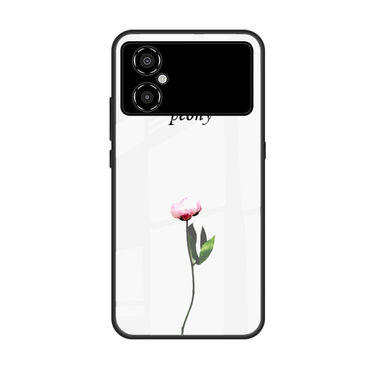 Custodia per telefono in vetro verniciato colorato, For Xiaomi Poco M4