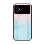 Custodia per telefono in vetro verniciato colorato, For Xiaomi Poco M4