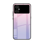 Custodia per telefono in vetro verniciato colorato, For Xiaomi Poco M4