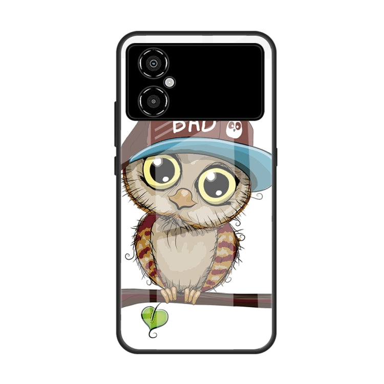 Custodia per telefono in vetro verniciato colorato, For Xiaomi Poco M4