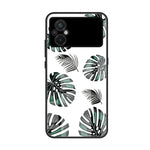 Custodia per telefono in vetro verniciato colorato, For Xiaomi Poco M5