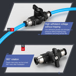 Valvola Manuale LAIZE Raccordo Pneumatico Raccordo Rapido, BUC-4, BUC-6, BUC-8, BUC-10, BUC-12, HVFF-4, HVFF-6, HVFF-8, HVFF-10, HVFF-12