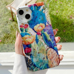Cassa del telefono del PC del bastone dell'acqua di verniciatura, For iPhone 14, For iPhone 14 Plus, For iPhone 14 Pro