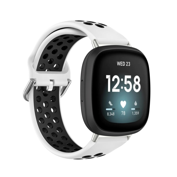 Cinturino in silicone bicolore, For Fitbit Versa 4 / Sense 2