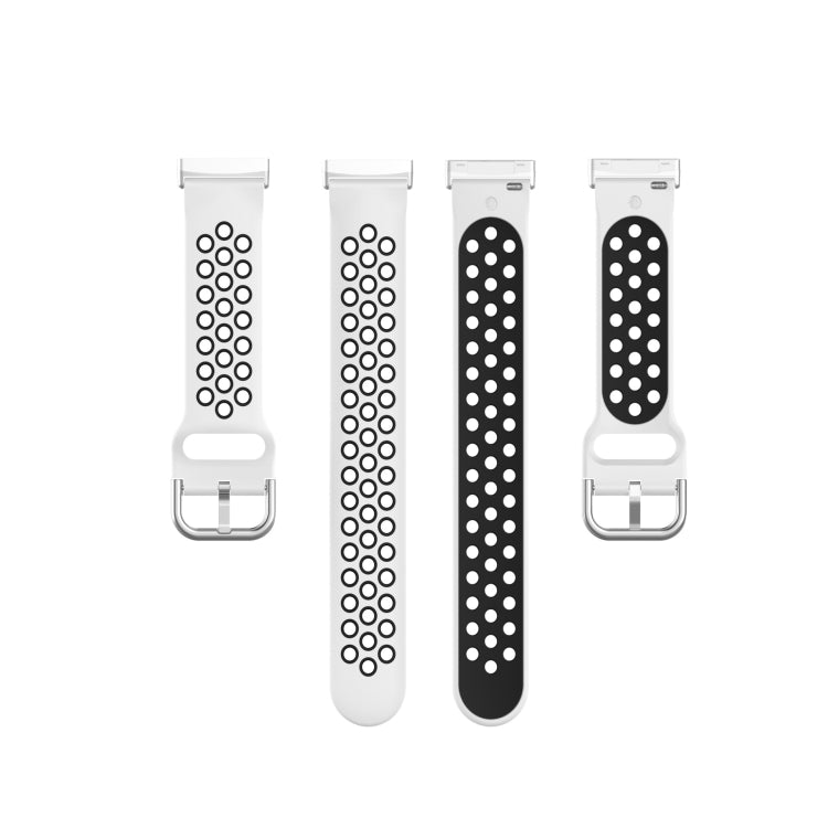 Cinturino in silicone bicolore, For Fitbit Versa 4 / Sense 2