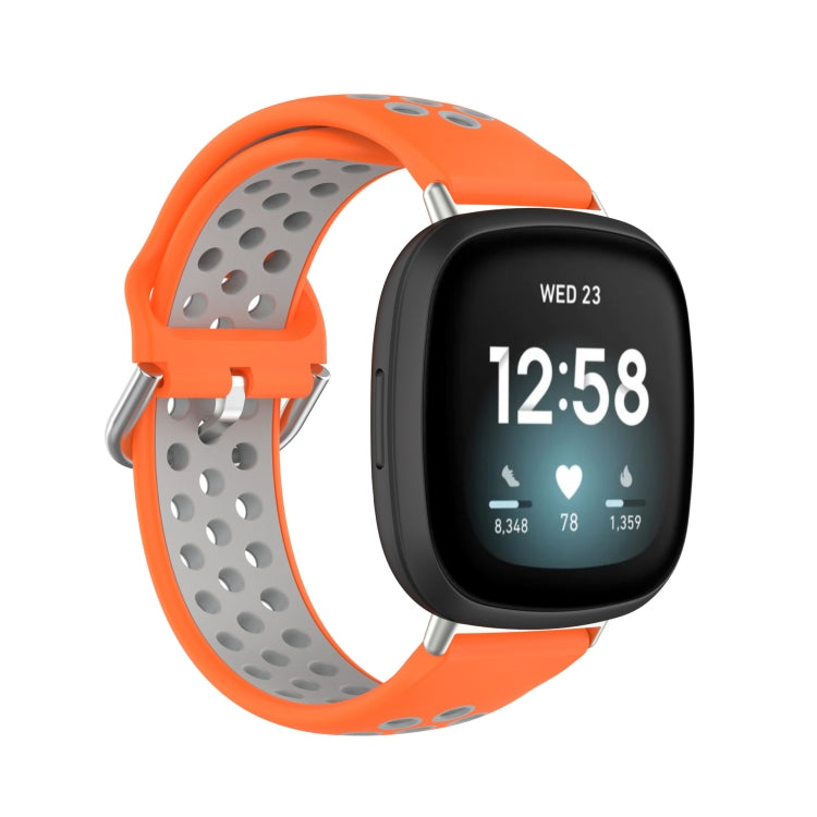 Cinturino in silicone bicolore, For Fitbit Versa 4 / Sense 2