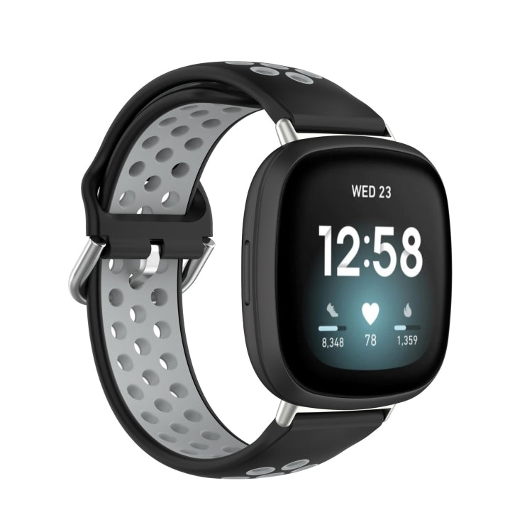 Cinturino in silicone bicolore, For Fitbit Versa 4 / Sense 2