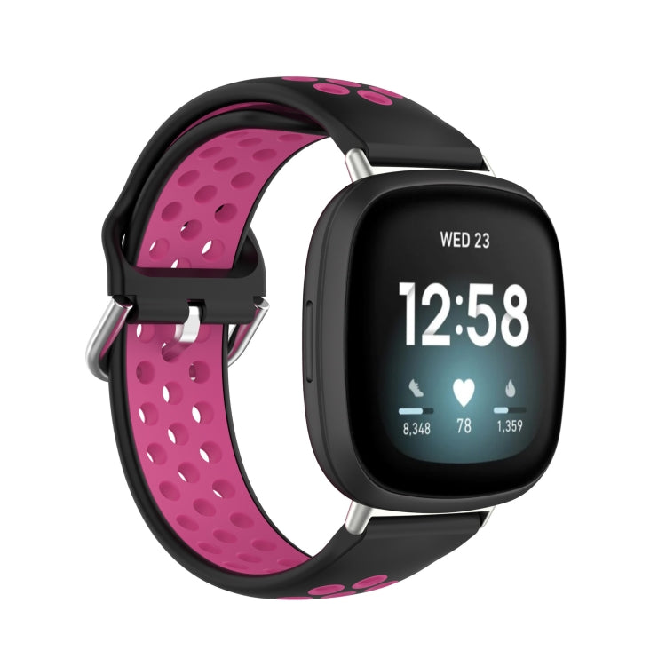 Cinturino in silicone bicolore, For Fitbit Versa 4 / Sense 2