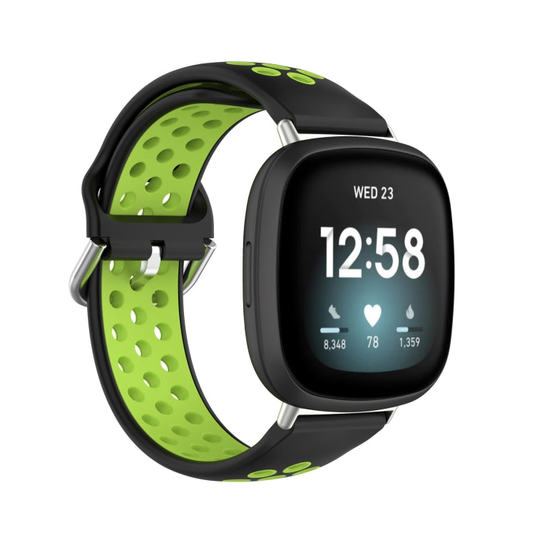 Cinturino in silicone bicolore, For Fitbit Versa 4 / Sense 2