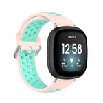 Cinturino in silicone bicolore, For Fitbit Versa 4 / Sense 2