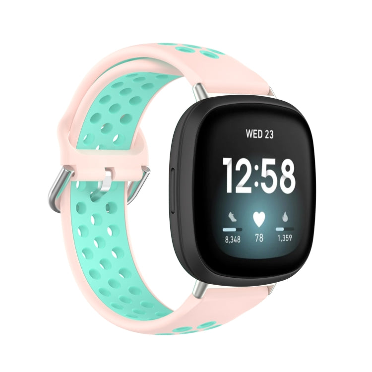 Cinturino in silicone bicolore, For Fitbit Versa 4 / Sense 2