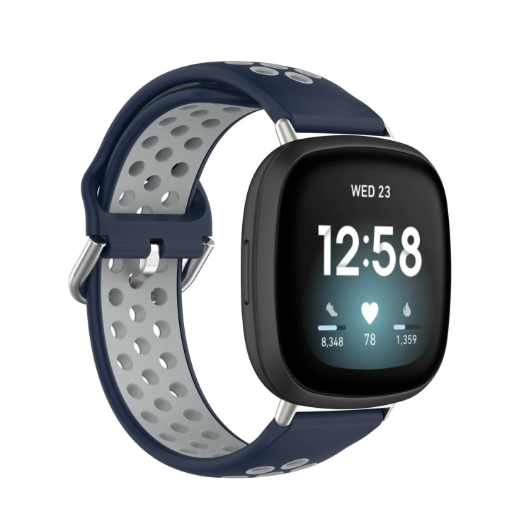 Cinturino in silicone bicolore, For Fitbit Versa 4 / Sense 2