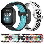 Cinturino in silicone bicolore, For Fitbit Versa 4 / Sense 2