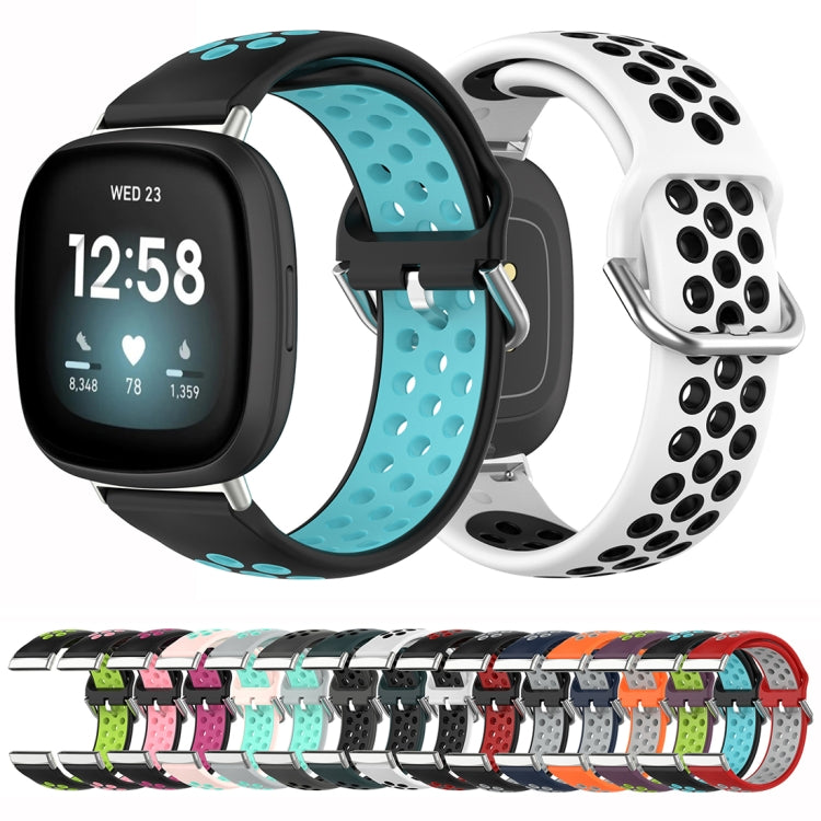 Cinturino in silicone bicolore, For Fitbit Versa 4 / Sense 2
