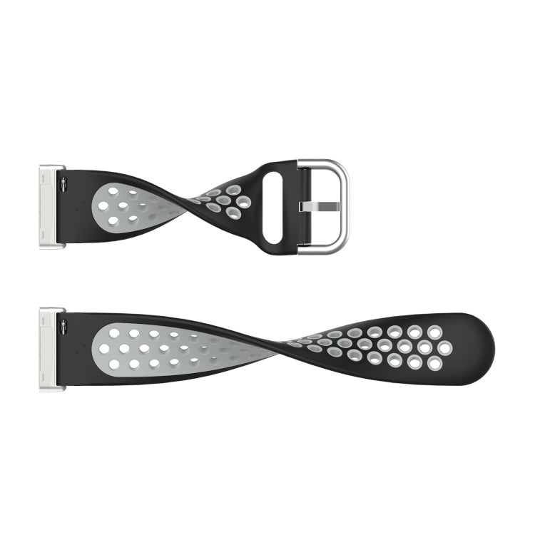 Cinturino in silicone bicolore, For Fitbit Versa 4 / Sense 2