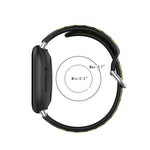 Cinturino in silicone bicolore, For Fitbit Versa 4 / Sense 2