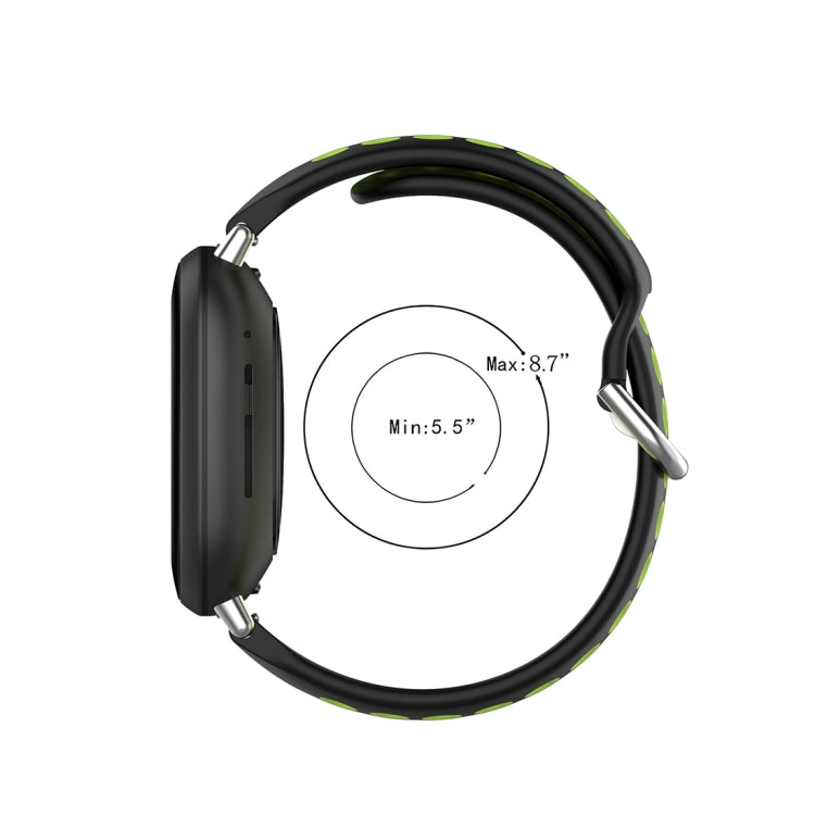 Cinturino in silicone bicolore, For Fitbit Versa 4 / Sense 2