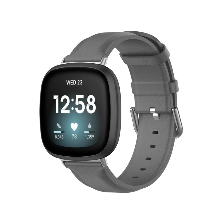 Cinturino in vera pelle, For Fitbit Versa 4 / Sense 2