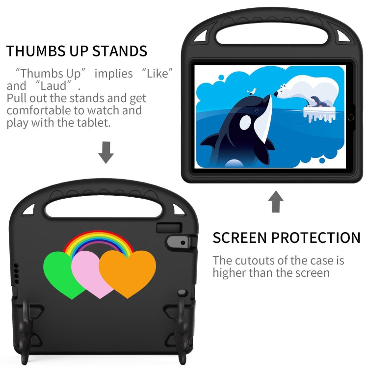 Custodia per tablet Love Small Palm Holder EVA, For iPad Air / Air 2 / 9.7 2017 / 9.7 2018, For iPad Air 2022/ 2020 10.9, For Lenovo Tab B10 10.1 2020, For Huawei MediaPad T5 10, For Lenovo Tab P10 TB-X706