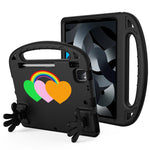 Custodia per tablet Love Small Palm Holder EVA, For iPad Air / Air 2 / 9.7 2017 / 9.7 2018, For iPad Air 2022/ 2020 10.9, For Lenovo Tab B10 10.1 2020, For Huawei MediaPad T5 10, For Lenovo Tab P10 TB-X706
