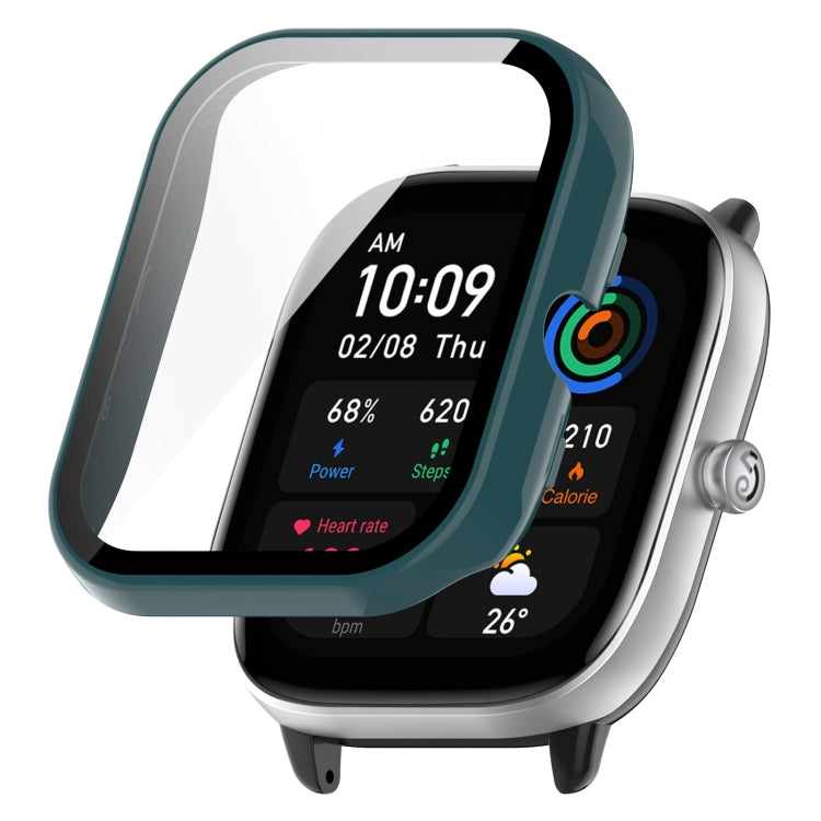 Custodia protettiva integrata per PC + vetro temperato, For Amazfit GTS4 Mini