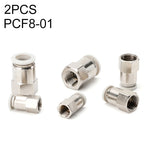 LAIZE 10pcs filettatura femmina diritto pneumatico connettore a montaggio rapido, PCF4-01 (10pcs), PCF4-02 (10pcs), PCF6-01 (10pcs), PCF6-02 (2pcs), PCF6-03 (2pcs), PCF6-04 (1pc), PCF8-01 (2pcs), PCF8-02 (2pcs), PCF8-03 (1pc), PCF8-04 (1pc)            ...