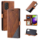 Custodia per telefono in pelle con giunture al tatto, For Samsung Galaxy A23 4G, For Realme C21Y, For Realme C31, For Realme C35