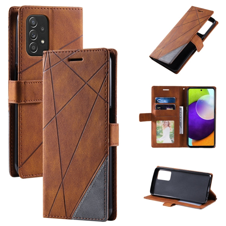 Custodia per telefono in pelle con giunture al tatto, For Samsung Galaxy A23 4G, For Realme C21Y, For Realme C31, For Realme C35