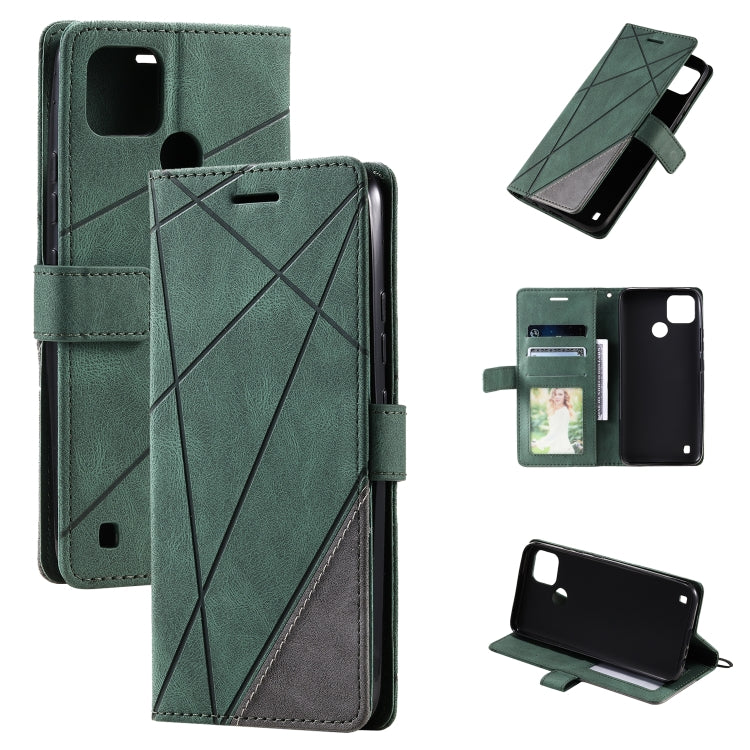 Custodia per telefono in pelle con giunture al tatto, For Samsung Galaxy A23 4G, For Realme C21Y, For Realme C31, For Realme C35