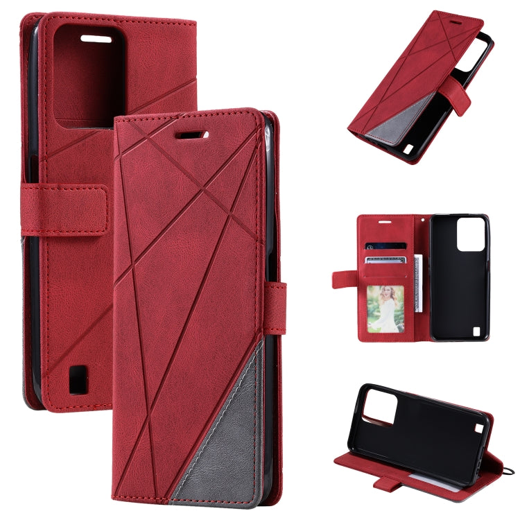 Custodia per telefono in pelle con giunture al tatto, For Samsung Galaxy A23 4G, For Realme C21Y, For Realme C31, For Realme C35