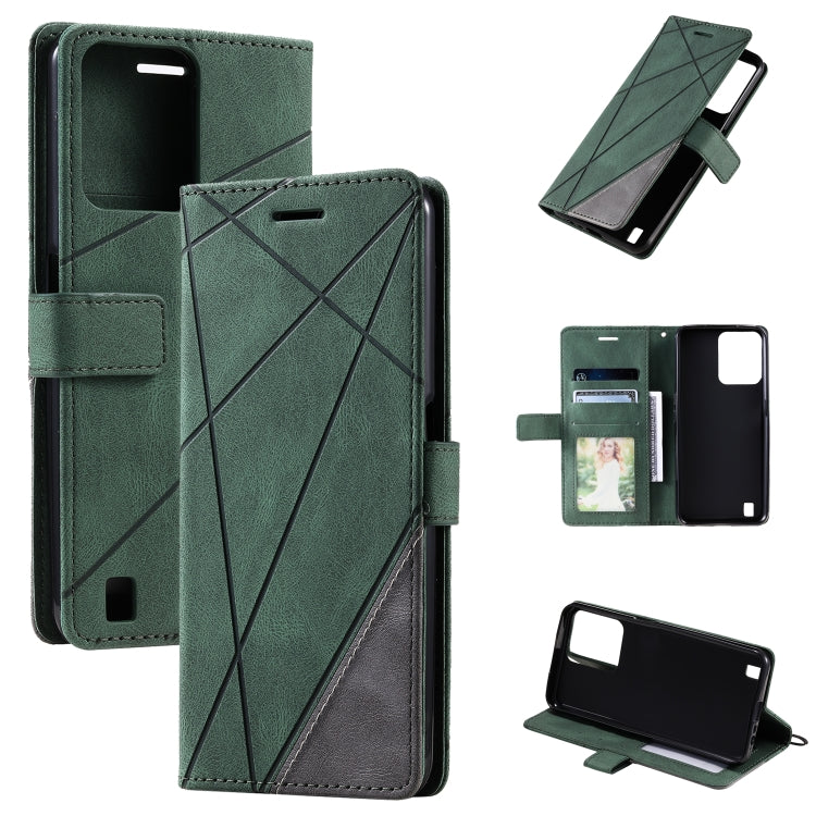 Custodia per telefono in pelle con giunture al tatto, For Samsung Galaxy A23 4G, For Realme C21Y, For Realme C31, For Realme C35