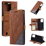 Custodia per telefono in pelle con giunture al tatto, For Samsung Galaxy A23 4G, For Realme C21Y, For Realme C31, For Realme C35