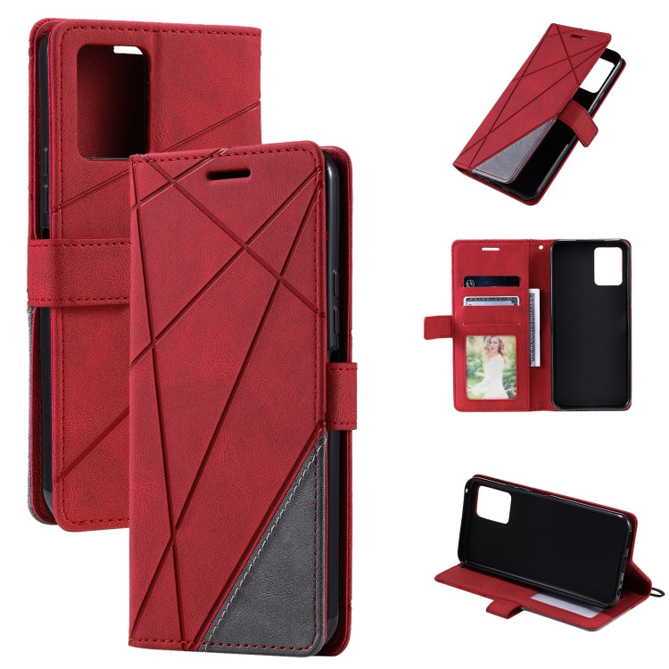 Custodia per telefono in pelle con giunture al tatto, For Xiaomi Redmi 10C 4G / 10 Indian, For vivo Y21 2021 / Y33s, For Xiaomi Poco M4 Pro 4G, For OPPO Find X5 Lite