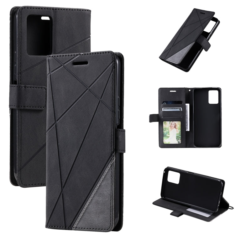 Custodia per telefono in pelle con giunture al tatto, For Xiaomi Redmi 10C 4G / 10 Indian, For vivo Y21 2021 / Y33s, For Xiaomi Poco M4 Pro 4G, For OPPO Find X5 Lite