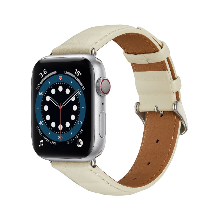 Cinturino in vera pelle, For Apple Watch Ultra 49mm / Series 8&7 45mm / SE 2&6&SE&5&4 44mm / 3&2&1 42mm, For Apple Watch Series 8&7 41mm / SE 2&6&SE&5&4 40mm / 3&2&1 38mm